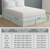 Bed Maker’s Never Lift Your Mattress Microfiber Wrap-Around Bed Skirt, Gathered Ruffled Style, Classic 14 Inch Drop Length, Twin, White...