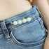 8 Pcs Pearl Brooch for Women Scarf Ring Waist Brooch Pearl Rhinestones Collar Brooches Safety Pins for Clothes Dressing Accessories Christmas Gift...