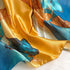 Fashion Scarves 100% Satin Silk Scarf Long Lightweight Sunscreen Shawls Wraps for Women Hair Scarves...