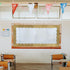 AIEX 66ft/ 20m Scalloped Bulletin Board Borders, Border Trim Burlap Style Rolled Border for Bulletin Boards Whiteboards Desks Posters Decorations ...
