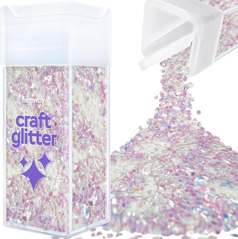 Hemway Craft Glitter Shaker 110g / 3.9oz Glitter for Arts, Crafts, Resin, Tumblers, Nails, Painting, Decoration, Festival, Cosmetic, Body - Super ...
