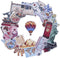 Waterproof Vintage Travel Sticker Pack (30pcs) Retro Travelling Tourism Stickers for Laptop Pad Computer Vacuum Flask Planner Post Card Letter Art...
