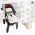 Baby Stroller Cushion,Infant Car Seat Insert-Reversible Universal Breathable and Soft Newborn Stroller Mat, 100% Cotton Cover Toddler Seat Pad Lin...
