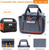Travel Carrying Case Compatible with Jackery Explorer 300/240/160, Portable Power Station Storage Case with Waterproof Bottom and Front Pockets fo...