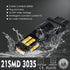 Alla Lighting T25 3157 LED Switchback Bulbs Dual Color White/Amber Turn Signal Lights 3457NA 4157NA 3157A 3757NAK 4057 Extremely Super Bright 3035...