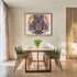 Posterizer 1 pcs- psychedelic funky hippie colorful owl print 1-Abstract & Modern Art-Fantasy & Fiction Art- Living Room Bedroom Decor- unframed w...