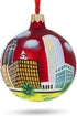 Tulsa, Oklahoma, USA Glass Christmas Ornament 3.25 Inches...