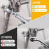 2 in 1 Plumber Wrench for Faucet Valve, Angle Stop Wrench Replacement for 27023 Model 2002, Plumbing Tools for Straight Stops, Faucet Nuts, and Sp...