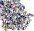 Beadsland Hotfix Rhinestones, 2880pcs Flatback Crystal Rhinestones for Crafts Clothes DIY Decorations, Crystal AB, SS10, 2.7-2.9mm...