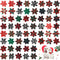 60 Pcs Plaid Dog Collar Flowers Bulk Pet Flower Collar Bow Ties Holiday Dog Accessories Charms Slide Attachment for Small Medium Large Dog Cat Pup...
