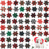 60 Pcs Plaid Dog Collar Flowers Bulk Pet Flower Collar Bow Ties Holiday Dog Accessories Charms Slide Attachment for Small Medium Large Dog Cat Pup...