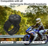 Bluetooth Helmet Earphone Remote - Controls Music, Voice Assistants, Calls, and More - Long Battery Life - Waterproof - Compatible with Android an...