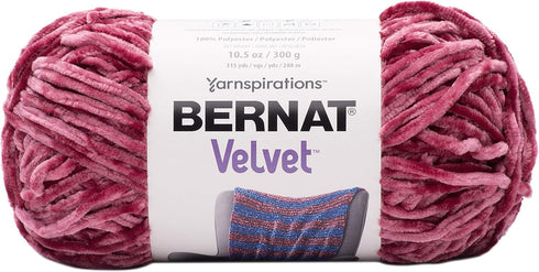 Bernat Yarn Velvet POMEGRANAT, Pomegranate...