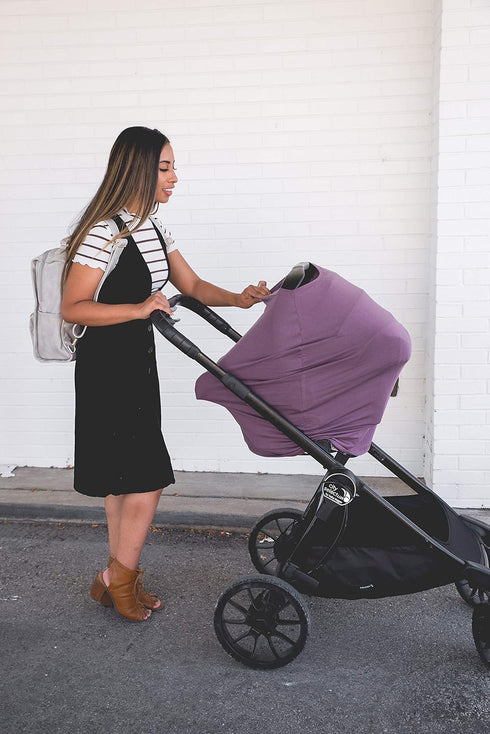 Copper Pearl Multi-Use Cover: Car Seat Covers, Nursing Cover, and Stroller Cover for Sun - Stretchy Fabric, All-Season Use, Stylish Designs, Easy ...