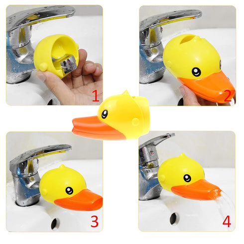 Kare & Kind Animal Shaped Faucet Extenders - 3 Pack - Fun Water Spouts for Toddlers, Kids, Children - Promotes Personal Hygiene and Handwashing - ...