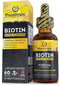 Extra Strength Biotin Liquid - Hair Growth Drops 15,000 MCG, Biotin Supplement for Men & Women – Glowing Skin Support, Healthy Hair & Nail Growth,...