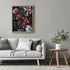 Posterizer 1 pcs-chic lush flowers with dark background-Floral & Botanical Art-Abstract & Modern Art-Decor for Home & Office- UNFRAMED Wall Art...