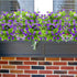Artificial Flowers, Fake Outdoor UV Resistant Plants Faux Plastic Greenery Shrubs Indoor Outside Hanging Planter Home Kitchen Office Wedding, Gard...