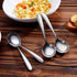 KEAWELL Premium 7.3 Inches Soup Spoons with Hook Handle, Set of 4, 18/10 Stainless Steel, Deep Bowl, Perfect for Ramen, Pho, Miso, Dumplings, Nood...