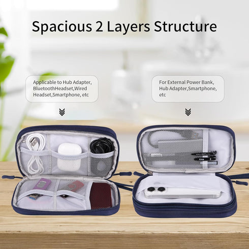 Travel Cable Organizer,Electronics Accessories Organizer Bag,Electronic Organizer Travel Universal Cable Organizer Electronics Accessories Bag for...