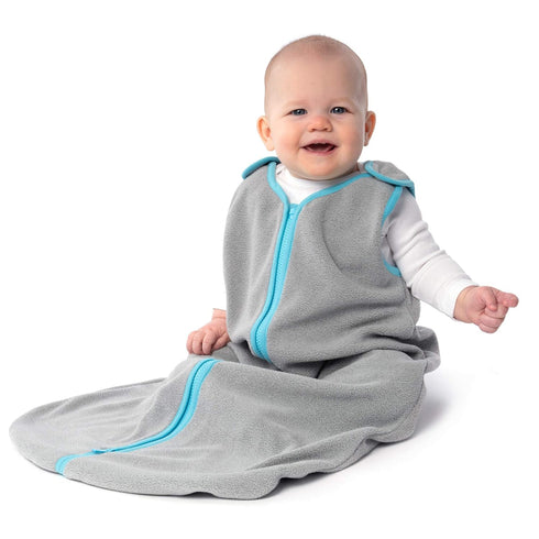 baby deedee Sleep Nest Fleece Baby Sleeping Bag, Gray, 6-18 Month...