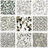 9 Pcs Camo Stencils for Spray Paint, Camouflage Spray Paint Templates Camo Pattern Stencil Kit Camo Paint Stencils for Boat Metal DIY Crafts...