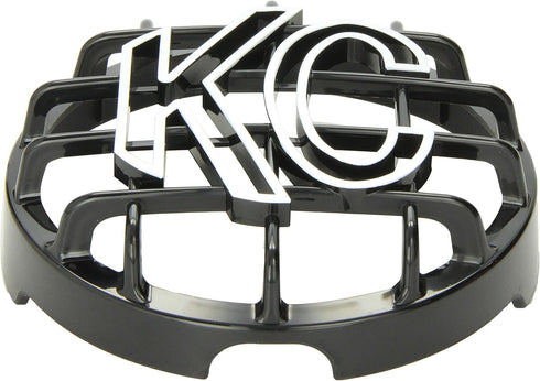 KC HiLiTES 7210 6" Black ABS Stone Guard - Single Guard...