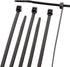 THE CIMPLE CO 14 Inch Black Nylon Zip Ties (Wire, Cable Ties) - Strong - Indoor and Outdoor Rated - No Tools Needed - 100 Pack...