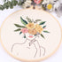 REEWISLY 4 pcs of Embroidery Starter kit with Patterns and Instructions, DIY Adult Beginner Cross Stitch Kits, Including 2 Plastic Embroidery Ring...