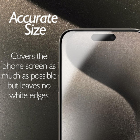 for iPhone 15 Pro Max Front and Back Screen Protector, iPhone 15 Pro Max Front & Back Glass Protector Tempered Glass HD Clarity Compatible with iP...