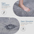 Walensee Bathroom Rug, Non Slip Bath Mat (16 x 24, Grey) Water Absorbent Soft Microfiber Shaggy Mat Machine Washable, Thick Plush Rugs for Shower...