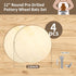 KEJJNYER 4 Pack Pottery Wheel Bat 12 Inch, 2.5mm Thick Round Pottery Bats Clay Throwing Bats with Screws for Making Ceramic Clay, Spinning Clay...