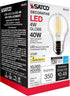 Satco 4-Watt LED E26 Light Bulb, 2700K, 15000 Hour Rating, Dimmable...