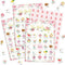 Shappy 35 Pieces Tea Party Bingo Game 24 Players Floral Tea Party Bingo Cards Garden Tea Party Games for Kids Family School Classroom Activities B...
