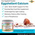Pet's Friend Eggshellent Calcium 6 oz - Fine Eggshell Powder Calcium Supplement for Dogs and Cats, Low Phosphorous Non-Bovine Ingredients, Nourish...