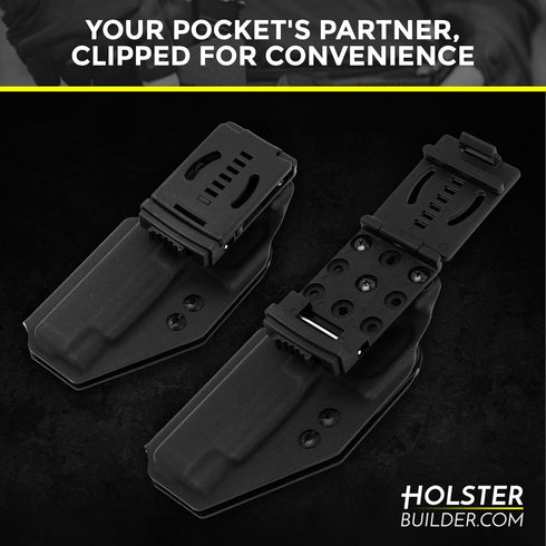 Combat-Loops, Holster Belt Clip Outdoor Loops with Mounting Holster Hardware or Mag Pouches Sheath Tools, Heavy Metal Belt Clips for Holsters...