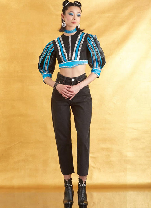 Simplicity Misses' Costume Tops Sewing Pattern Kit, Code S9627, Sizes 6-8-10-12-14, Multicolor...