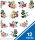 Carson Dellosa Grow Together 12-Piece Jumbo Garden and Flower Bulletin Board Cutouts, Large Greenery Cutouts for Bulletin Board, Garden and Greene...