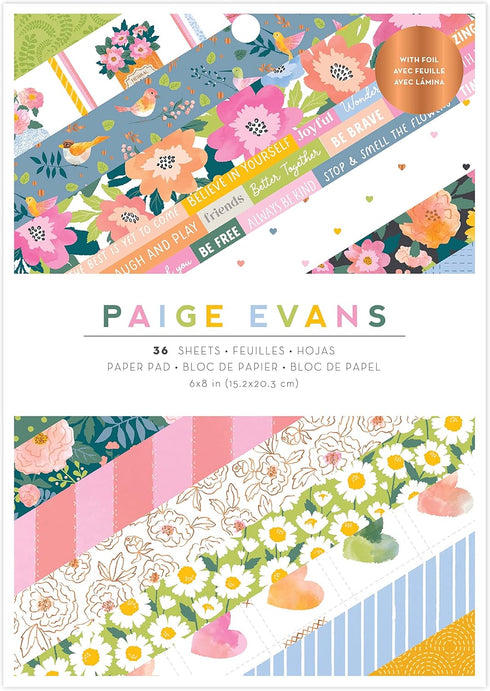 AMERICAN CRAFTS Paper 6X8 PAD, Paige Evans Garden Shoppe...