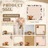 9 Pads Cow Sticky Notes Floral Highland Cow Theme 3x3 Self-Stick Cute Brown Cow Print Notes Adhesive Memo Pad Cow Office Decor for School Office H...