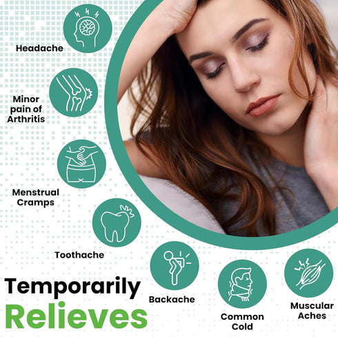 Timely Ibuprofen 200mg 100 Tablets - Compared to Advil Tablets - Pain Relief Tablets and Fever Reducer - for Headache Relief, Menstrual Pain, Toot...