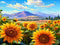 Pavemlo 5D Diamond Art Painting Kits for Adults Sunflower, Full Drill Diamond Art Sky Pictures Paint with Diamonds, DIY Cross Stitch Jewel Art Rhi...