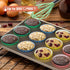 400pcs Paper Cupcake Liners - Standard Size 2 Inches Muffin Liners - 4 Colors Sunflower Patterns Baking Cups Cupcake Wrappers, Model BK009...