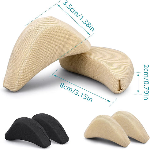 Sibba 8 Pieces Toe Filler Inserts Unisex Breathable Soft Big Toe Plug Forefoot Pad Shoe Filler for High Heel Foot Pain Relief for Women Girls...