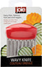 Joie Crinkle Cutter Kitchen Knife for Vegetables, Stainless Steel Blade, Colors May Vary...