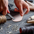 20 Pcs Leather Keychain Blank Craft Kit PU Leather Key Fob Swivel Hook Key Ring for Stamping Laser Engraving...