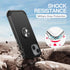 IDweel for iPhone 15 Case with Screen Protector + 360°Ring Holder Stand + Camera Lens Protector,2 in 1 Shockproof Slim Fit Hybrid Heavy Duty Hard ...