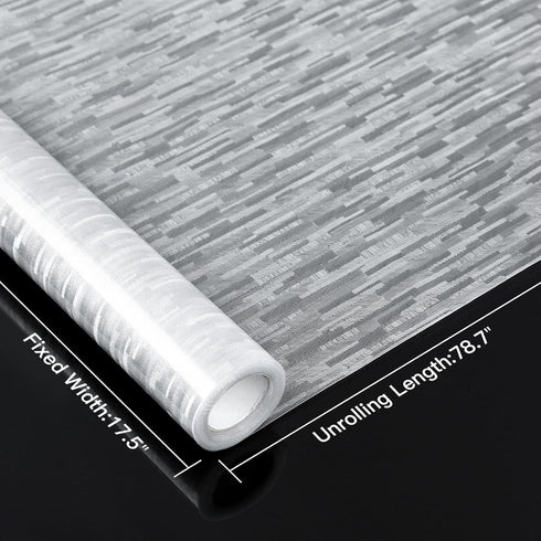 DOWELL Window Privacy Film, Frosted Glass Window Film, Non Adhesive Decorative Static Cling, Opaque Door Vinyl, UV Blocking Glass Sticker Covering...