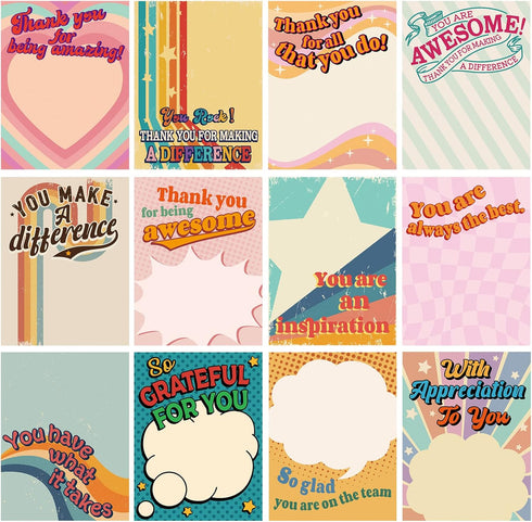 12 Pieces Empowering Sticky Note Pads 3" x 4" Motivational Educator Sticky Notes Inspirational Self Stick Note Pad Funny Sticky Notepad Appreciati...