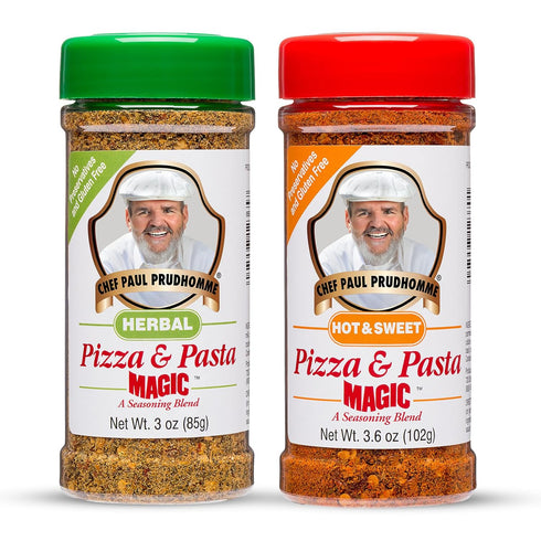 Chef Paul Magic Seasonings Blends Hot and Sweet Pizza and Pasta Magic | No Added Salt | Pizza Seasoning | Perfect for Pasta, Salad & Soups | Itali...